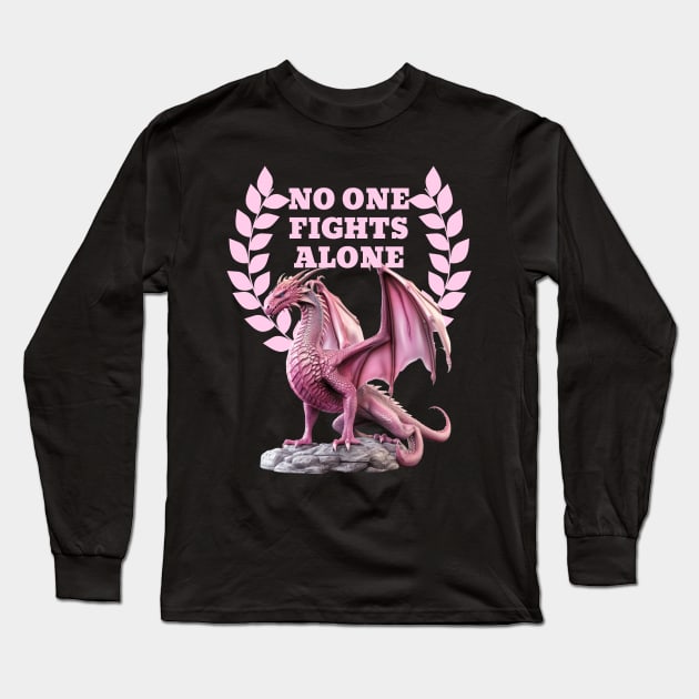 No One Fights Alone - You Have Backup! Long Sleeve T-Shirt by Mystik Media LLC